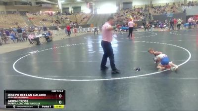 50 lbs Champ. Round 1 - Jaxon Cross, Higher Calling Wrestling Club vs Joseph Declan Galardi, Seymour Wrestling