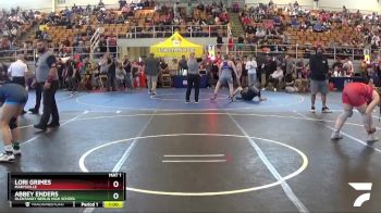 172 lbs 3rd Place Match - Abbey Enders, Olentangy Berlin High School vs Lori Grimes, Marysville