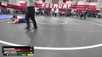 144 lbs Cons. Round 2 - Rylan Wong, Sacred Heart Cathedral Prep vs Jeremy Poncio, South San Francisco H S