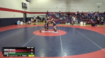 106 lbs Round 3 - Noah Krauss, Auburn vs Aiden Begley, West End High School