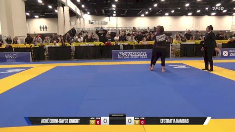 Efstratia Kambas vs Aché Eboni-Sayge Knight 2025 World IBJJF Jiu-Jitsu No-Gi Championship
