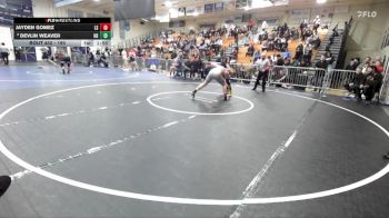 190 lbs Champ. Round 2 - Jayden Gomez, La Serna vs Devlin Weaver, Huntington Beach