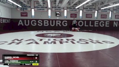 125 lbs Cons. Semi - Cael Morrow, Minnesota State Mankato vs Gabriel Michel, Northland CC