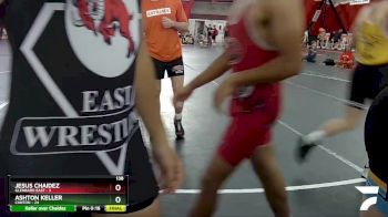 138 lbs Round 2 (4 Team) - Nathaniel Miller, Glenbard East vs Connor Giedd, Canton