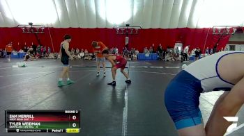 126 lbs Round 2 (4 Team) - Sam Merrill, West Bend East vs Tyler Weidman, Grayslake Central