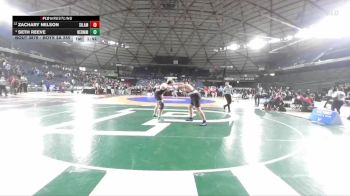 Boys 3A 285 lbs Quarterfinal - Zachary Nelson, Silas vs Seth Reeve, Hermiston