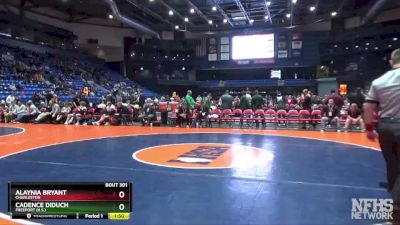 125 lbs Semifinal - Cadence Diduch, Freeport (H.S.) vs Alaynia Bryant, Charleston