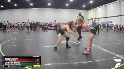 108 lbs Round 2 - Quinton Smith, Iron Tide Wrestling Club vs Joseph Britt, Carolina Reapers