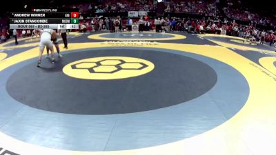 D2-285 lbs 5th Place Match - Andrew Winner, Greenville vs Jaxin Stancombe, Mad. Comprehensive