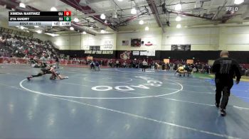 115 lbs Champ. Round 2 - Ximena Martinez, Orange vs Zya Guidry, Beaumont