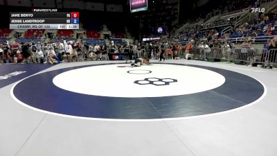 120 lbs Champ. Rd Of 128 - Jake Benyo, PA vs Jesse Landtroop, OR