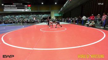110 lbs Final - Heavyn Woods, El Paso Wildcats vs Madisen Whalen, FLOW Academy