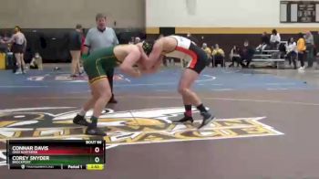 174 lbs Cons. Round 3 - Corey Snyder, Brockport vs Connar Davis, Ohio Northern