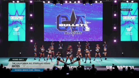 The California All Stars - Las Vegas - Aces [2024 L6 Senior Coed - XSmall Day 2] 2024 CHEERSPORT National All Star Cheerleading Championship