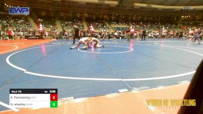 108 lbs Consi Of 8 #1 - Kaiden Pomraning, Mayfield Mat Academy vs Gavin Whatley, Monster Garage