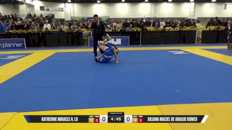 Juliana Maciel De Araujo Gomes vs Katherine Miracle H. Lo 2025 World IBJJF Jiu-Jitsu No-Gi Championship