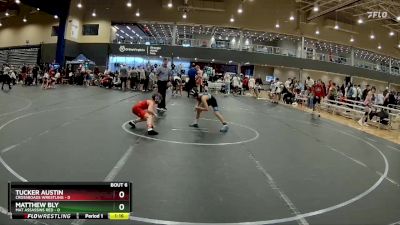 72 lbs Round 3 (4 Team) - Tucker Austin, Crossroads Wrestling vs Matthew Bly, Mat Assassins Red