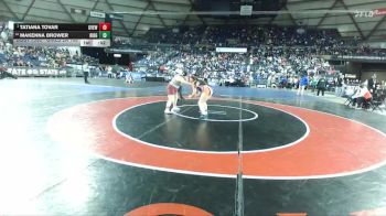 Girls 2A 190 lbs Cons. Semi - Makenna Brower, Ridgefield (Girls) vs Tatiana Tovar, Grandview (Girls)