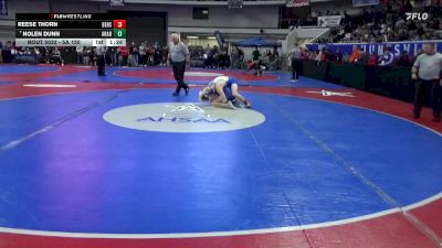 5A 150 lbs Quarterfinal - Nolen Dunn, Arab vs Reese Thorn, Beauregard HS