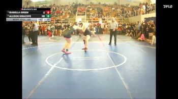 192 lbs 3rd Place Match - Isabella Green, Logan Elm vs Allison Kiracofe, Eaton Middle School