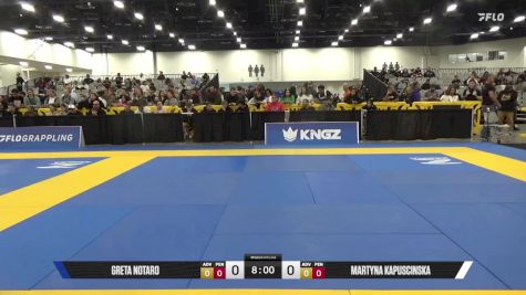 Martyna Kapuscinska vs Greta Notaro 2025 World IBJJF Jiu-Jitsu No-Gi Championship