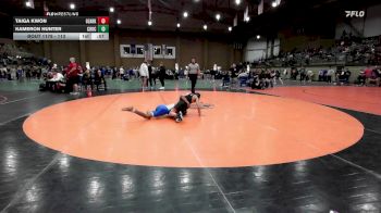 113 lbs Cons. Round 4 - Taiga Kwon, Ozark vs Kameron Hunter, Choctaw