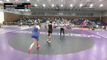 135 lbs Semifinal - Carlee Roth, Thunder Basin vs Karlie Balfanz, Campbell County