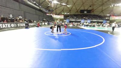 Girls 4A 190 lbs Champ. Round 2 - Dayna Vi, Kentwood (Girls) vs Phoenix Swanger, Juanita (Girls)