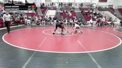 157 lbs Quarters & 1st Wb (16 Team) - Chance Browne, Coffee vs Logan Pritchett, Creekview
