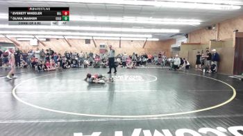 44 lbs Consi Of 8 #2 - Everett Wheeler, Gillett vs Olivia Masker, Columbia