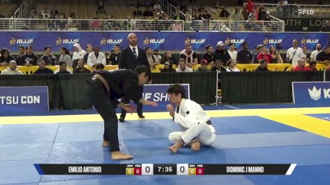 DOMINIC J MANNO vs EMILIO ANTONIO 2026 Pan Jiu Jitsu IBJJF Championship