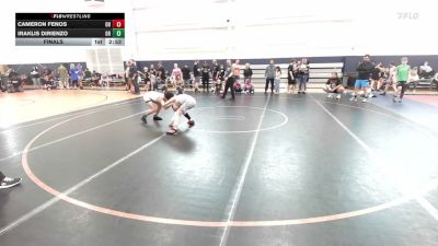 102 lbs Final - Cameron Fenos, OH vs Iraklis DiRienzo, OH