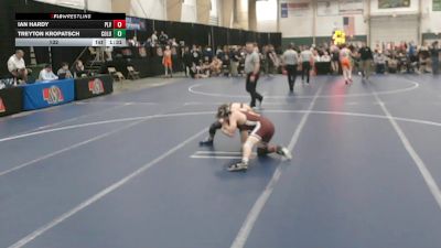 132 lbs Semis & 1st Wrestleback (8 Team) - Treyton Kropatsch, Columbus vs Ian Hardy, Papillion-LaVista