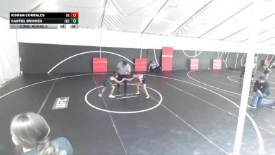 70 lbs Cons. Round 2 - Castiel Briones, Legacy Wrestling Center vs Rowan Corrales, Rough House