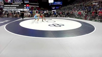 132 lbs Champ. Rd Of 256 - Carsten Burkemper, MO vs George McAteer, MA