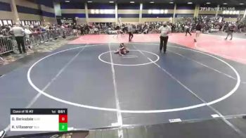 95 lbs Consi Of 16 #2 - Douglas Barksdale, Scripps Ranch WC vs Rikki Villasenor, Silverback WC