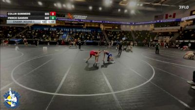 165 lbs Champ. Round 1 - Collin Summers, Bondurant-Farrar vs Pierce Gansen, Hortonville