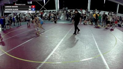 126 lbs Cons. Round 2 - Landon Moore, Illinois vs Jackson Olson, Hononegah Wrestling Club