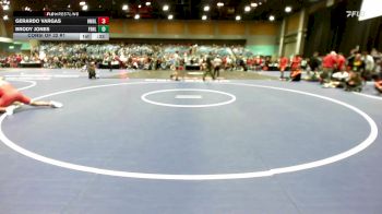 150 lbs Consi Of 32 #1 - Gerardo Vargas, Homedale vs Brody Jones, Fernley