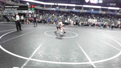 120 lbs Consi Of 4 - Preston Parker, Gladiator Elite WC vs Easton Tolley, King Select Wr Ac
