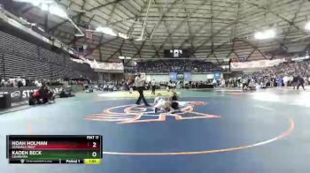 4 lbs Champ. Round 1 - Kaden Beck, Chiawana vs Noah Holman, Gonzaga Prep