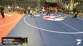 53 lbs Champ. Round 3 - Layton West, Green River Grapplers Wrestling vs Aiden Monsouir, Casper Wrestling Club
