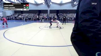 95-I2 lbs Semifinal - Gavin Kimmel, Linden Street Wrestling Club vs Tommy Lucuski, Pennsbury Falcons
