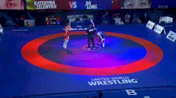 65 kg Finals 1-2 - Kateryna Zelenykh, Romania vs Jia Long, China