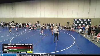 115 lbs Round 5 - Kaelyn Alleman, Wasatch vs Akeeah Mitchell, SJF/HAC