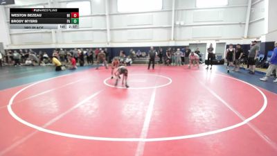 80 lbs 3rd Place - Weston Bezeau, MI vs Brody Myers, PA