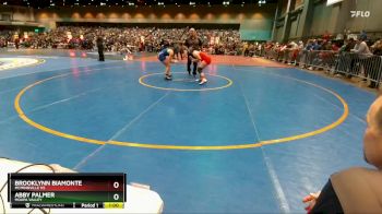 152 lbs Cons. Round 3 - Abby Palmer, Moapa Valley vs Brooklynn Biamonte, McMinnville HS