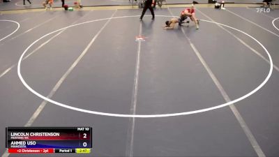 120 lbs Round 2 - Lincoln Christenson, Mustang WC vs Ahmed Uso, Minnesota