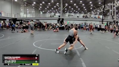 92 lbs Semis (4 Team) - Easton Rameriz, Team Boogie Men vs Dylan Deck, Grit Mat Club