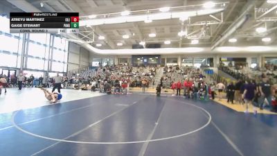 126 lbs Cons. Round 3 - Gaige Stewart, Panguitch vs Atreyu Martinez, Central Grand Junction